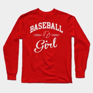 Baseball Girl Long Sleeve T-Shirt